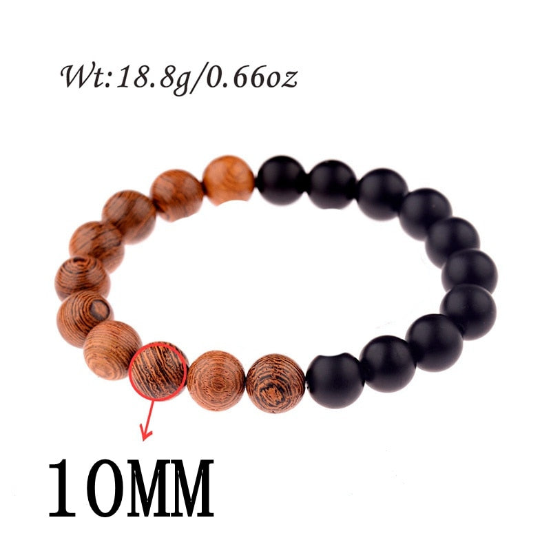 Holz Perlen Armbänder