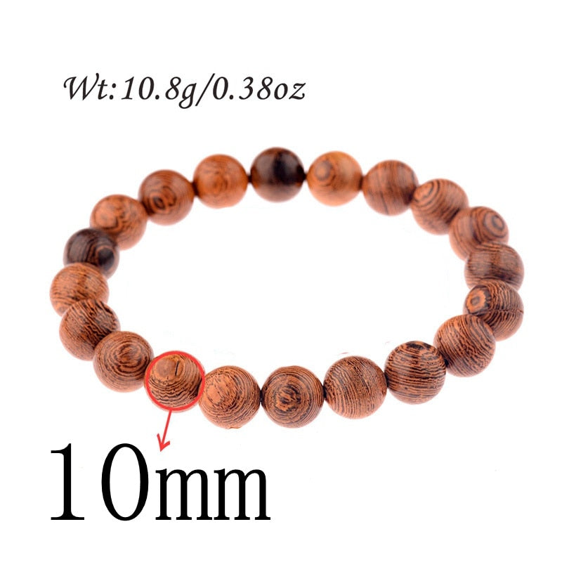 Holz Perlen Armbänder
