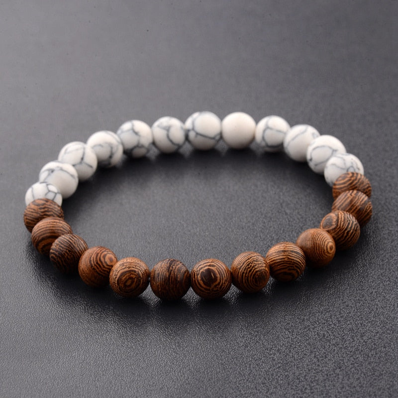 Holz Perlen Armbänder