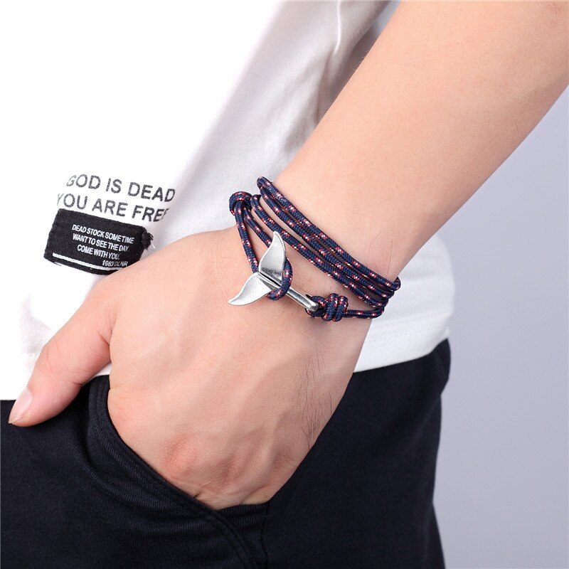Walflosse Anker Armband