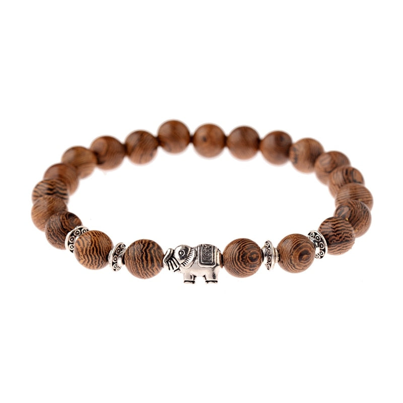 Holzperlen Armband