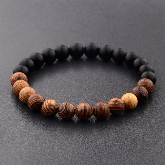 Holz Perlen Armbänder