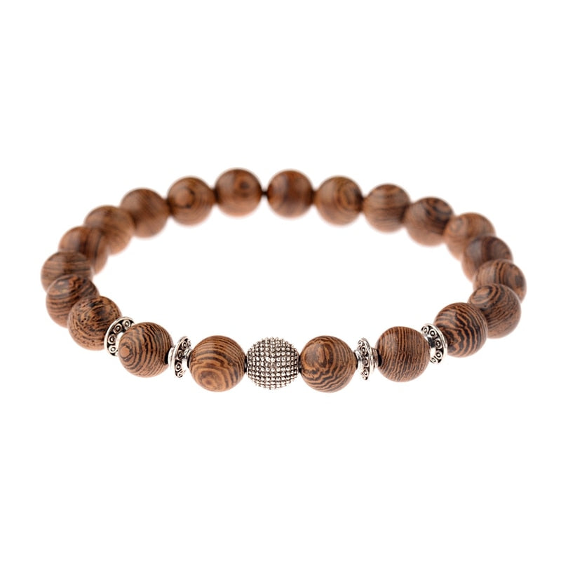 Holzperlen Armband