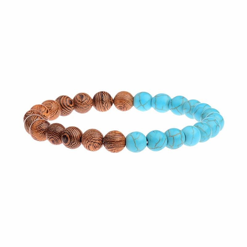 Holz Perlen Armbänder