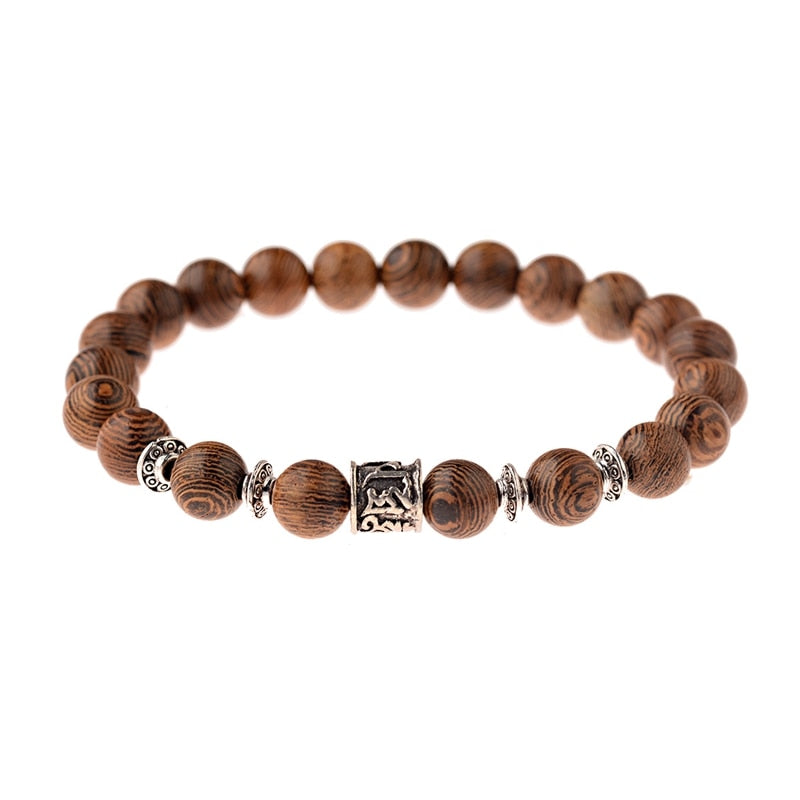 Holzperlen Armband