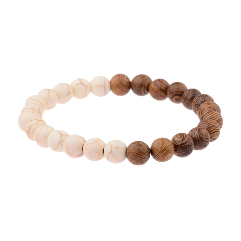 Holz Perlen Armbänder