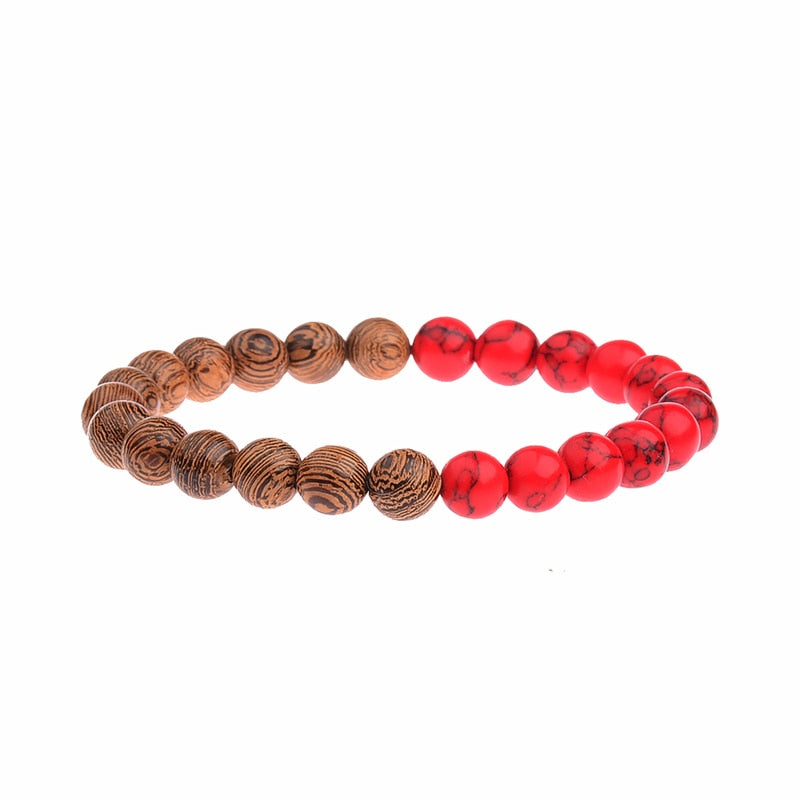 Holz Perlen Armbänder