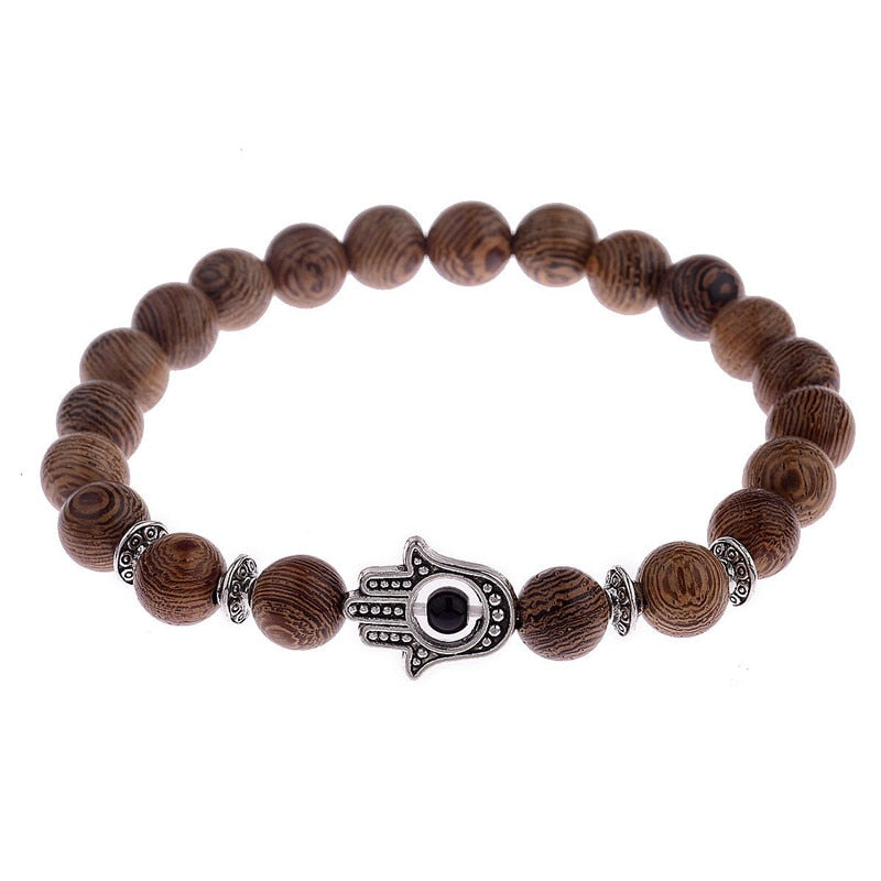 Holz Perlen Armbänder