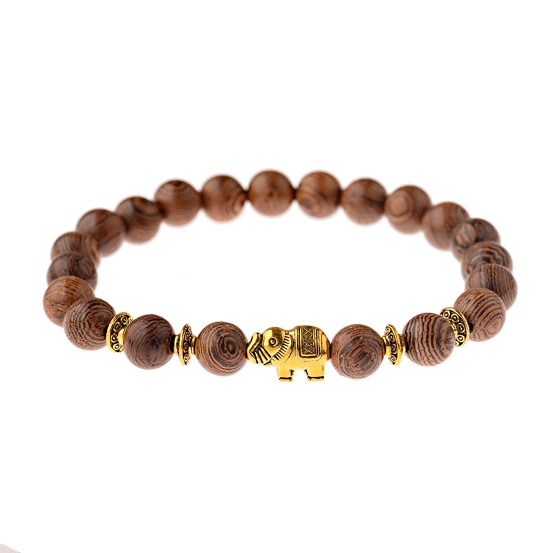 Holzperlen Armband