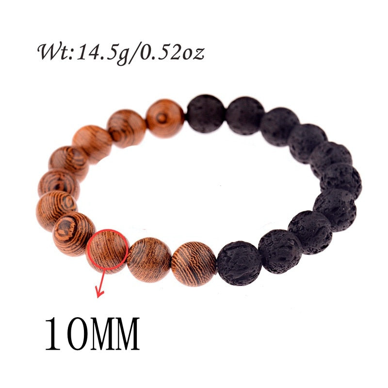 Holz Perlen Armbänder