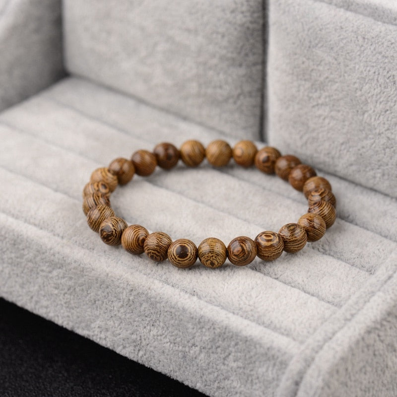 Holzperlen Armband