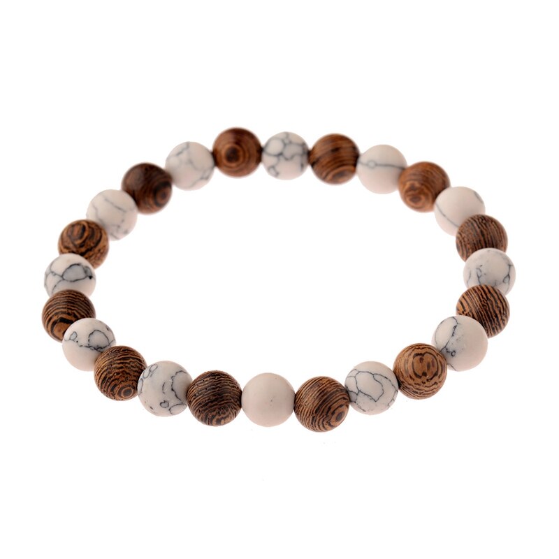 Holzperlen Armband
