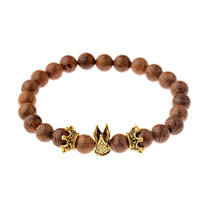 Holzperlen Armband